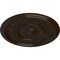 Ekena Millwork Tyrone Ceiling Medallion (Fits Canopies up to 6 3/4"), Hand-Painted Bronze, 16 1/8"OD x 3/4"P CM16TYBZS - alternate 2